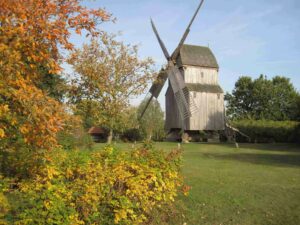 Bockwindmühle im Herbst